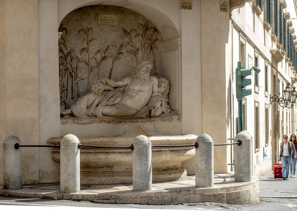 Una delle "Quattro Fontane": il fiume Arno
