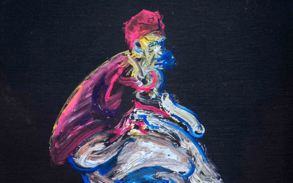 «Il cardinale volante» (part.), di Felice Filippini