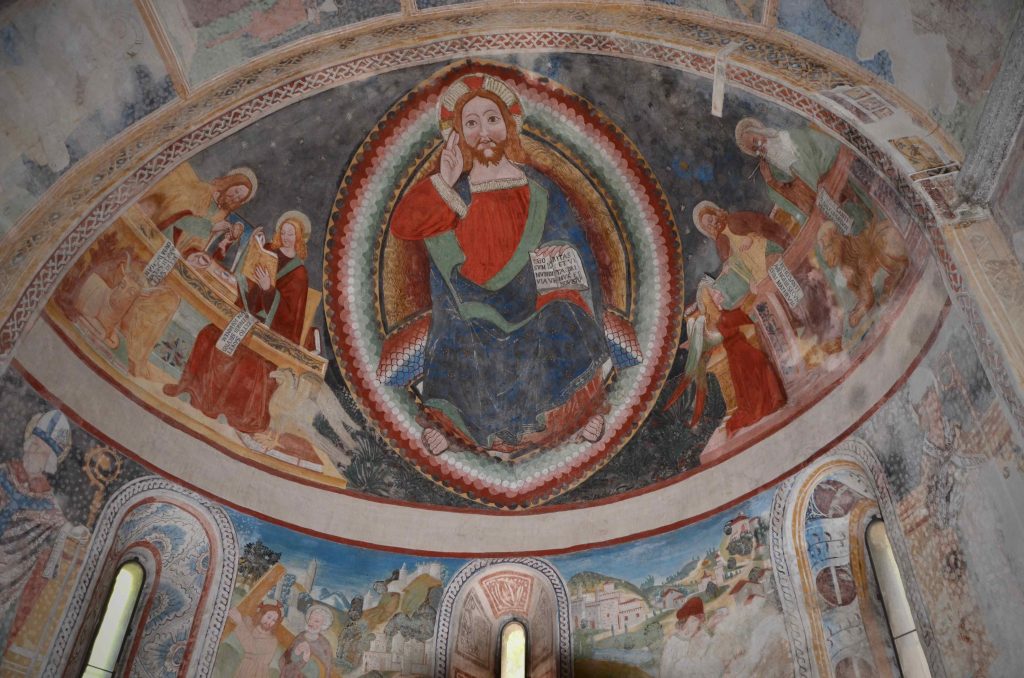 Cristo in maestà con Evangelisti