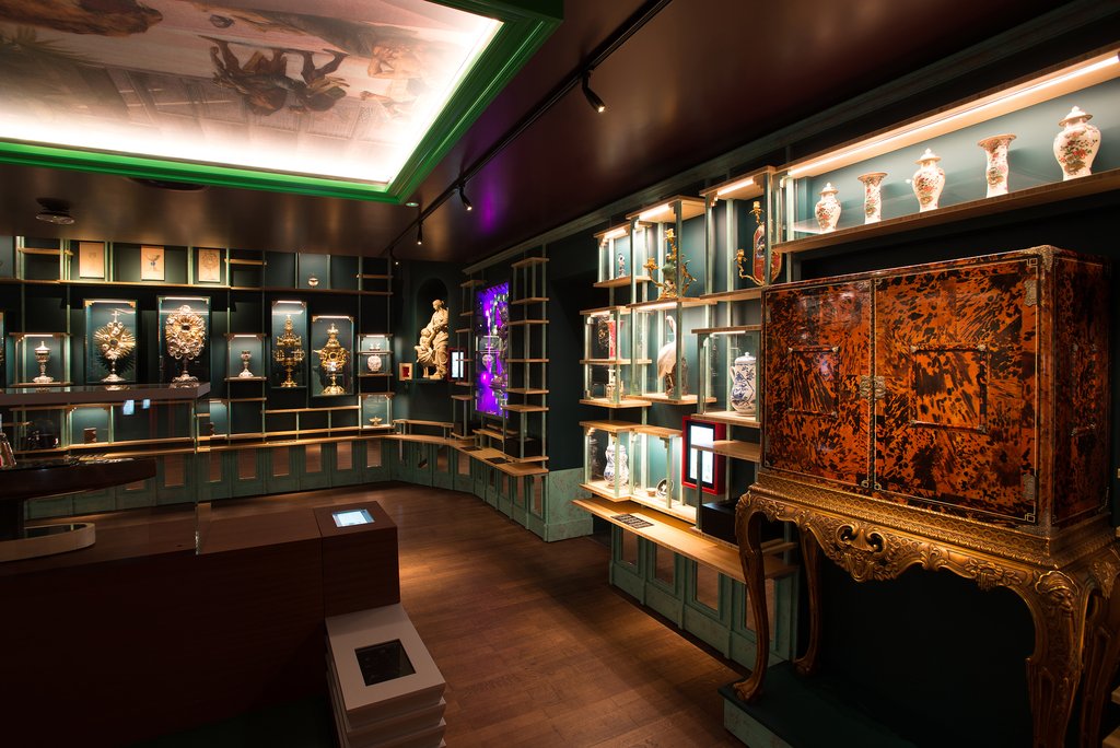 Una sala del DIVA, il Museo dei diamanti