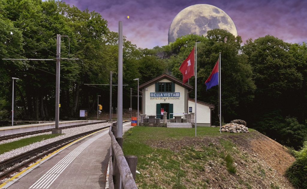 Una serata romantica all'insegna della luna piena