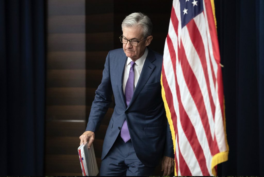 Anche Jerome Powell, presidente della FED, affronta l’inflazione con prudenza (Keystone)