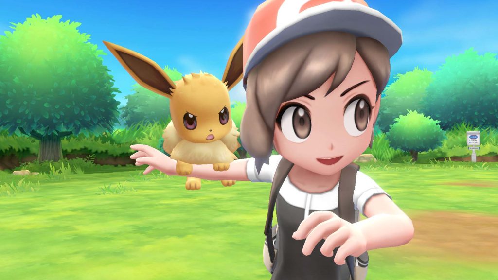 Il videogioco è stato creato in due versioni: una con protagonista Pikachu l’altra con Eevee (Nintendo)