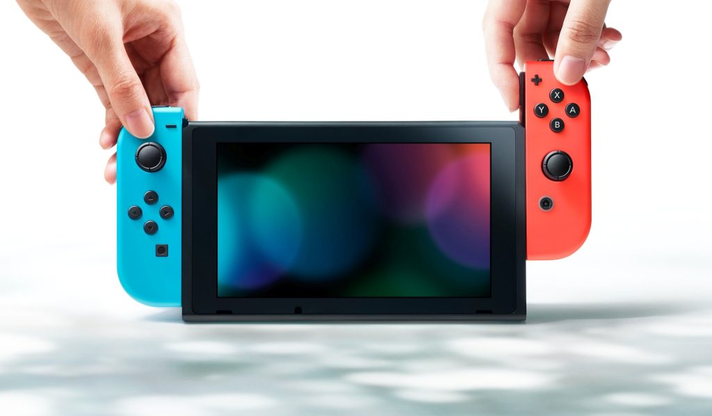 La Switch è un piccolo tablet con due «joy-con» scollegabili (Nintendo)