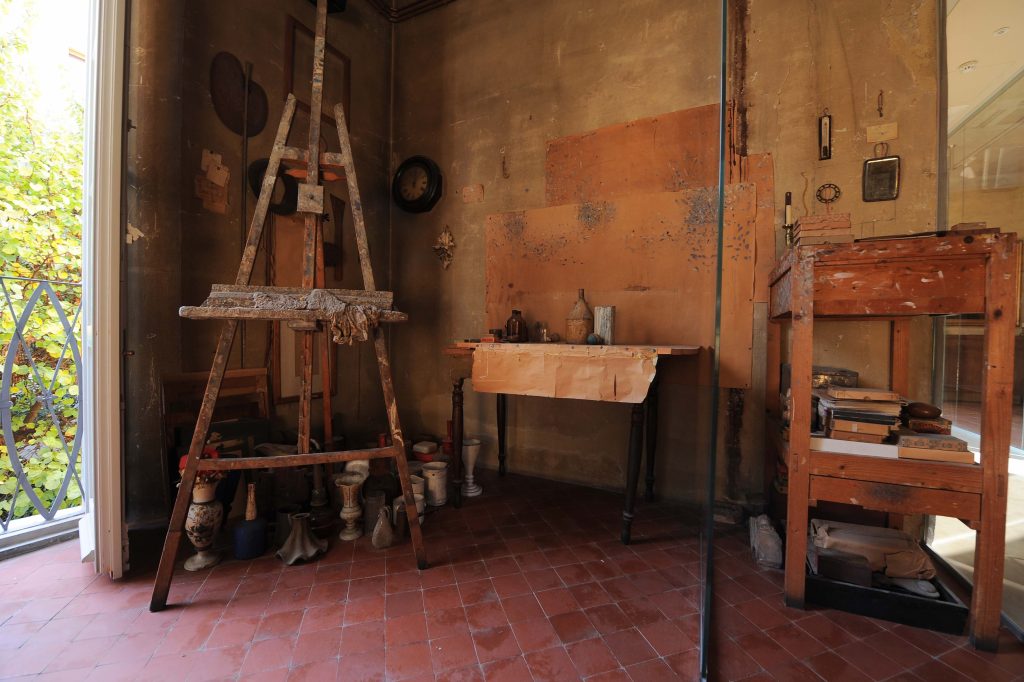 Casa Morandi, Bologna. Studio di Giorgio Morandi. (Roberto Serra, Courtesy Settore Musei Civici Bologna)