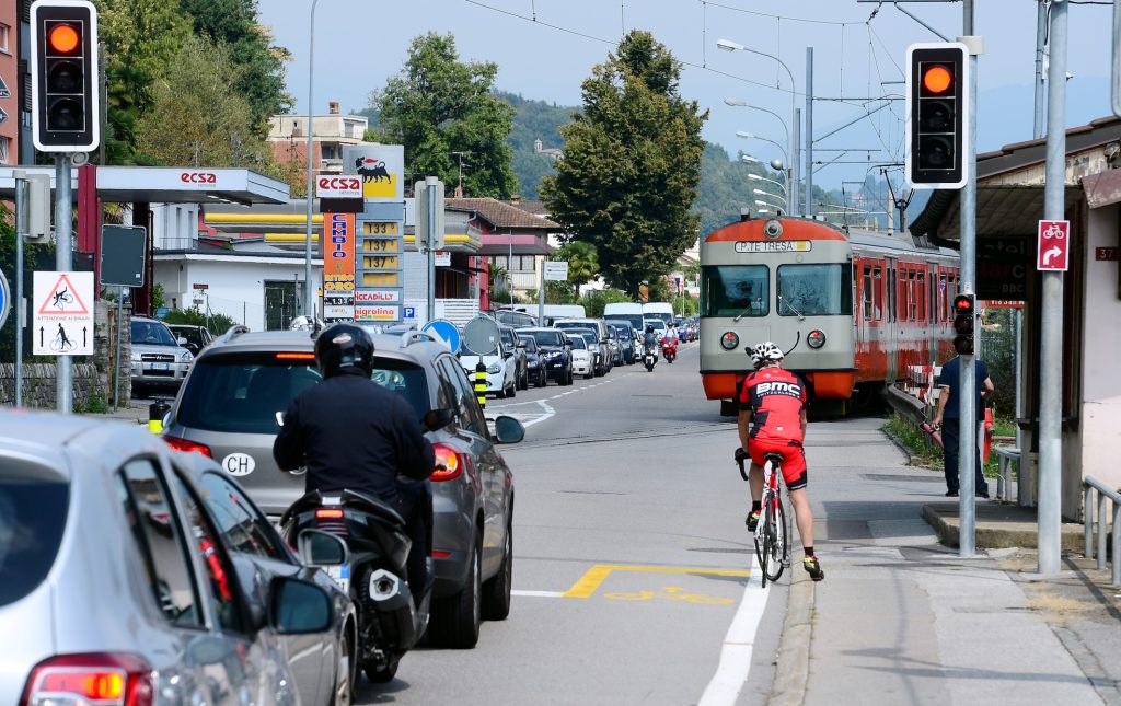 Una strada che conta ormai più di 30mila passaggi al giorno (CdT - Maffi)