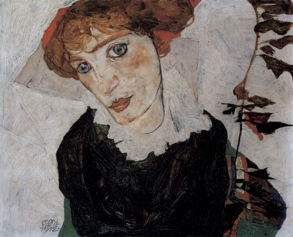 Portrait of Wally Neuziel, 1912 (Wikipedia)