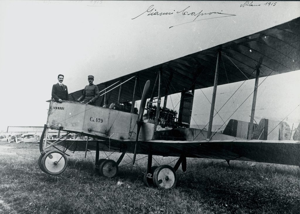 G. Caproni su bombardiere Ca.3 da 300HP del 1914