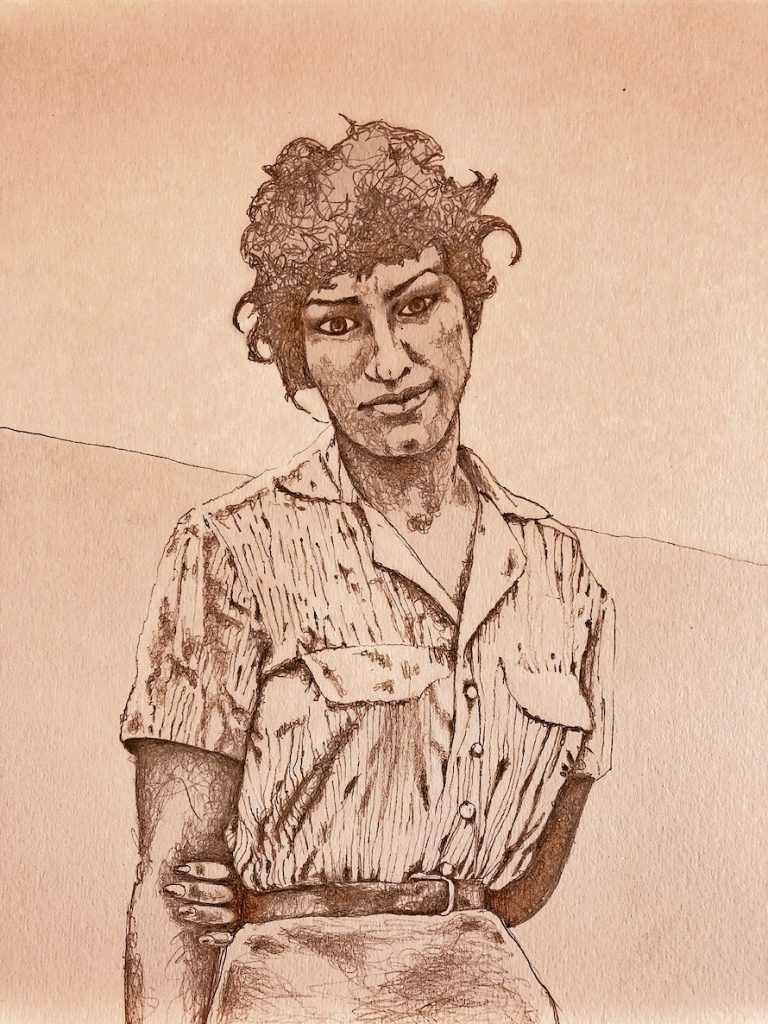 Ritratto di Ledwina Costantini per «Azione»