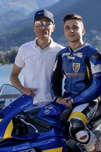 Alessio Guarnieri con il padre Francesco (Talent’s Dream)