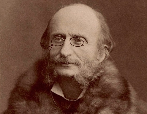 Un'immagine di Offenbach scattata da Nadar, pseudonimo di Gaspard-Felix Tournachon (1820-1910), intorno al 1860 (Wikipedia)