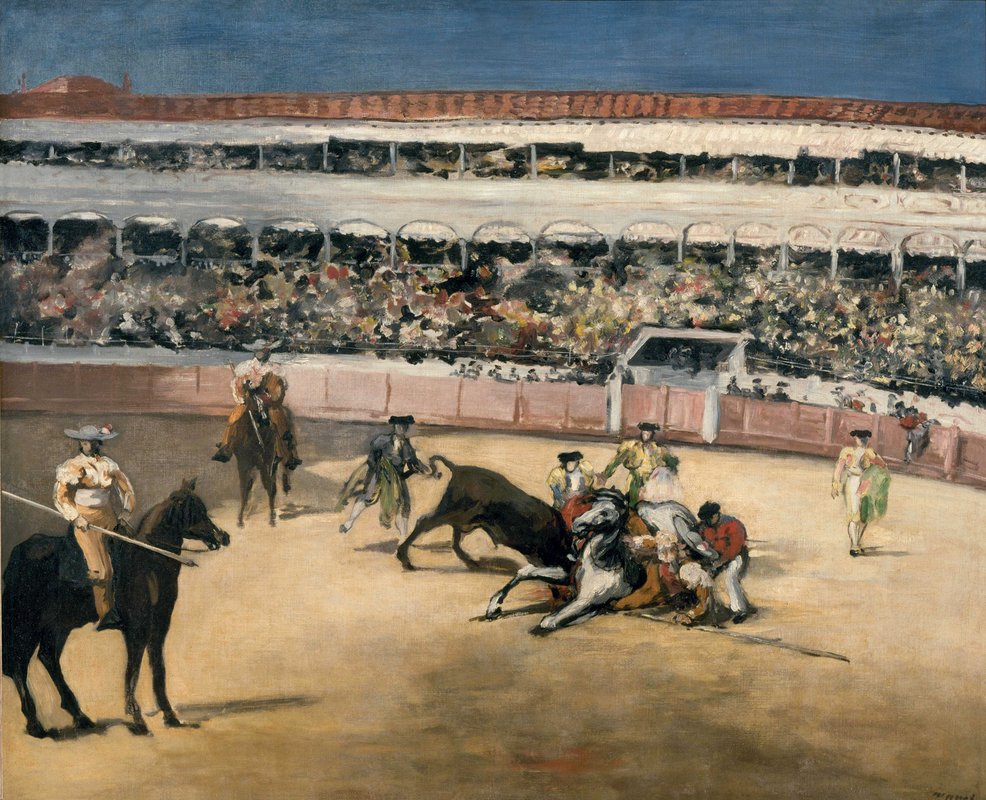 Édouard Manet «Combattimento di tori», 1865-1866 (Parigi, Musée d’Orsay © René-Gabriel Ojéda / RMN-Réunion des Musées Nationaux/ distr. Alinari)