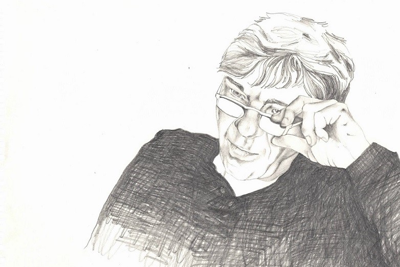 Ritratto di Ugo Leonzio realizzato da Ledwina Costantini (Ledwina Costantini)