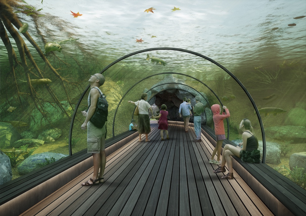 Un’esperienza di vita sott'acqua nel tunnel (Adrian Aeschlimann)