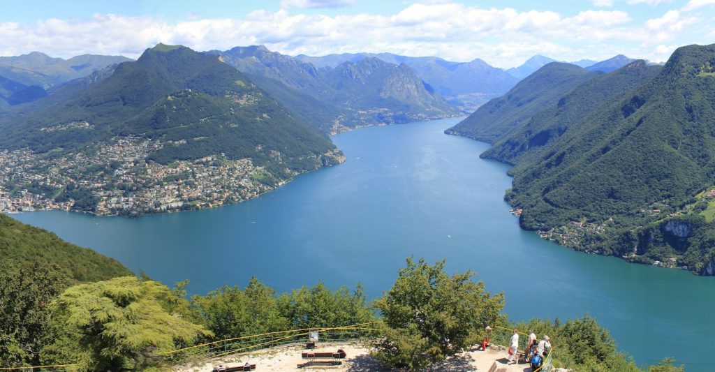 Lago di Lugano visto dal San Salvatore (Zuber Commonswiki)