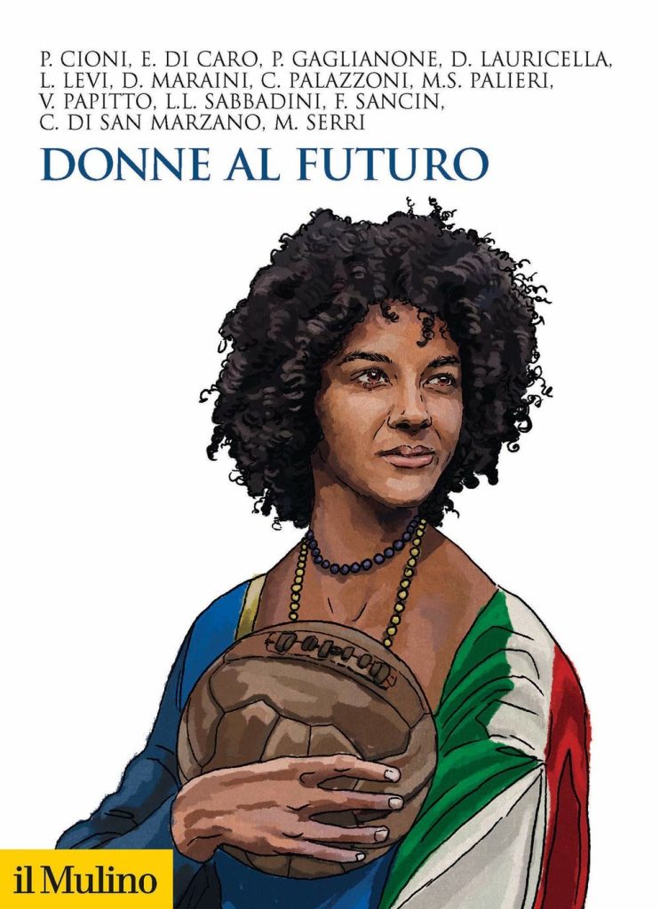 Sulla copertina del libro il ritratto «Monna Sara Gama, Tesoro d’Italia» di Fabrizio Birimbelli. 