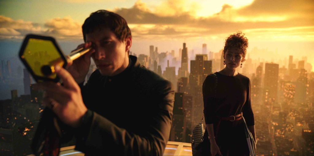 Scena tratta dal film "Megalopolis" (©2024 American Zoetrope _Megalopolis _Mihai Malaimare Jr.)
