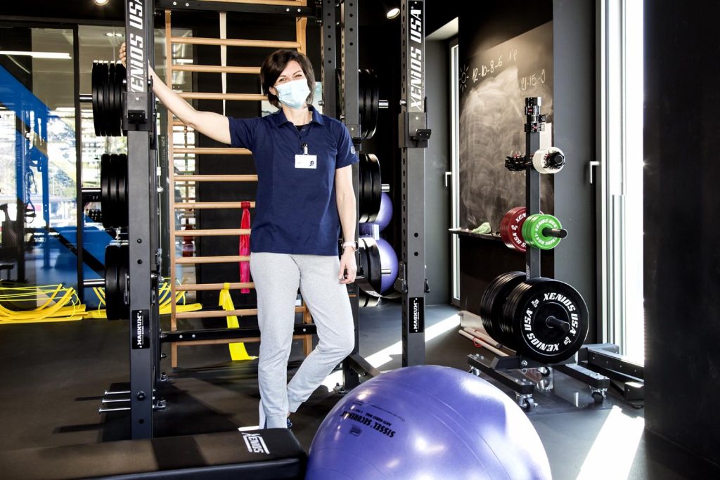 La responsabile del servizio fisioterapia dello sport di Ars Medica Danja Santini (Stefano Spinelli)
