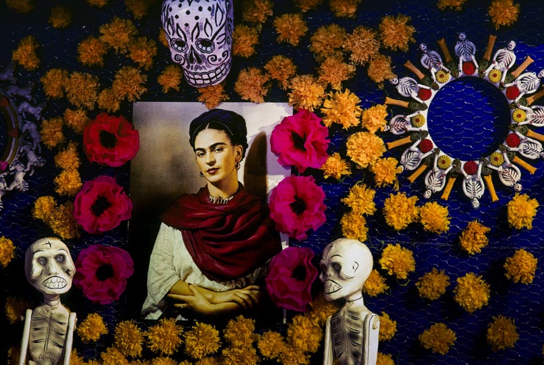 Coyoacín: la Casa Blu fu la casa dal 1929 al 1945 della pittrice messicana Frida Kalho, moglie di Diego Rivera
