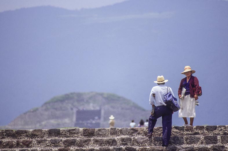 Teotihuacán, Piramide del Sole, dove si narra che Lev Trotskij e Frida iniziarono una relazione sentimentale