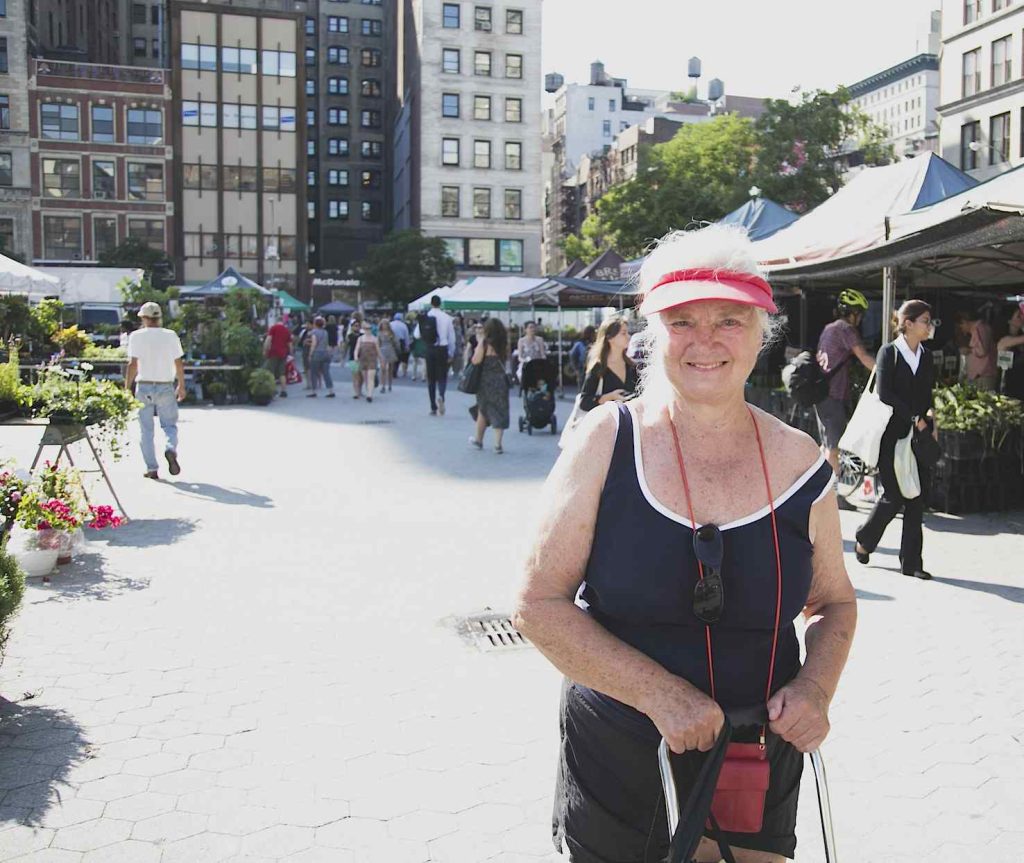 Mercato della verdura a Union Square