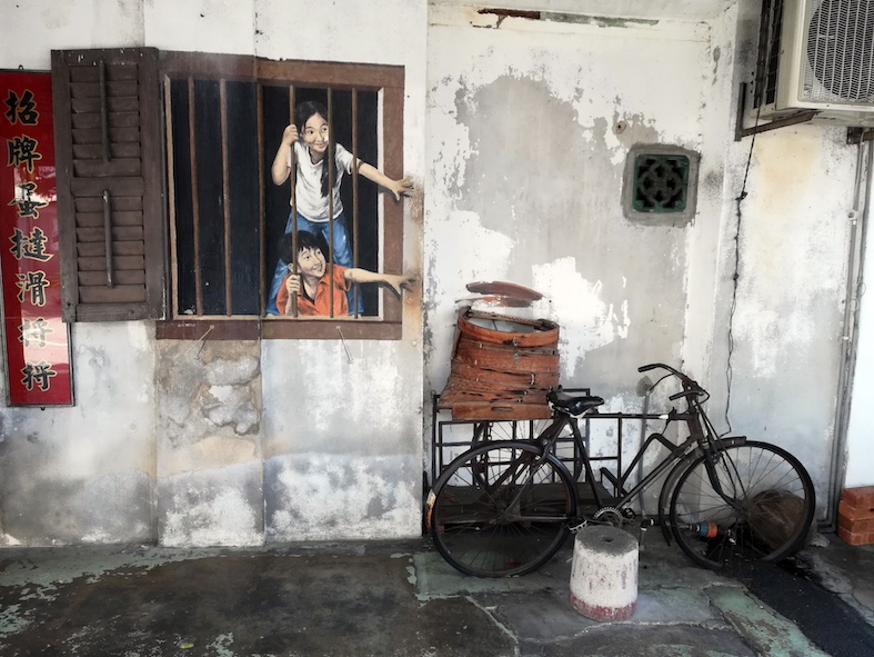 Penang, murale di Ernest Zacharevic