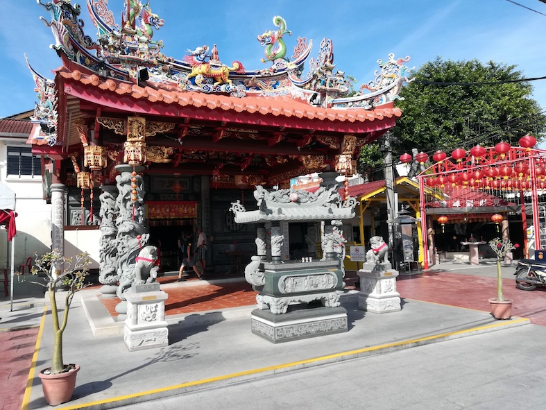 Penang, pagoda al Chew Jetty 