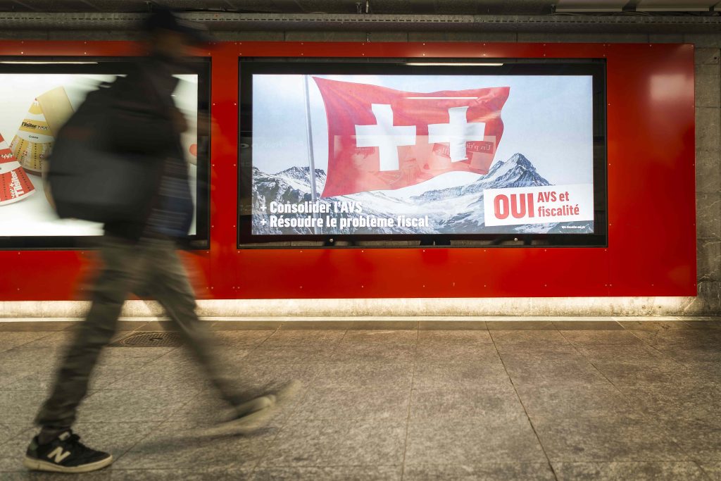 La nuova riforma fiscale è un compromesso: agli sgravi si associano maggiori entrate per l’AVS per 2 miliardi di franchi all’anno (Keystone)