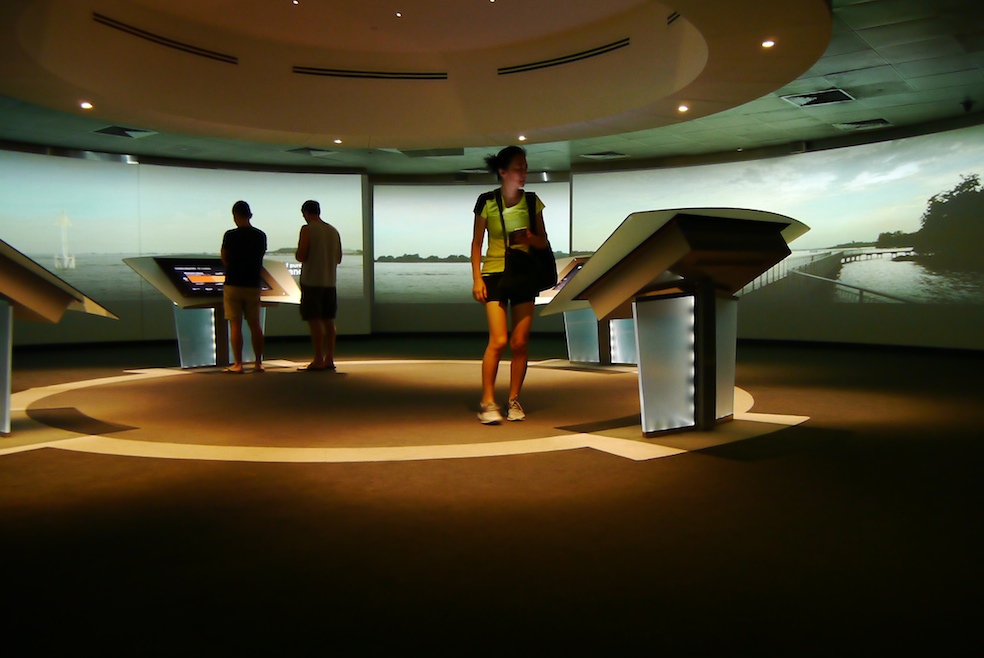 Un’installazione d’arte contemporanea al National Museum
