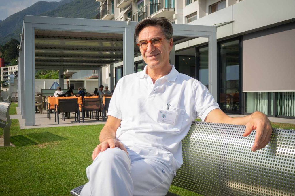 Il dottor Graziano Ruggieri, primario alla Clinica Hildebrand di Brissago (Vincenzo Cammarata)