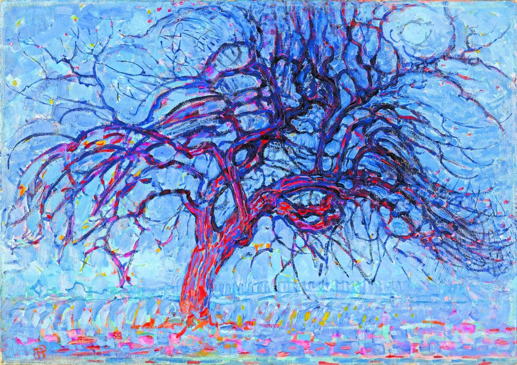Evening: The Red Tree (© 2022 Mondrian/Holtzman Trust)