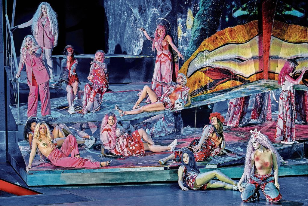 Un momento del Parsifal nel secondo atto (Bayreuther Festspiele)(Bayreuther Festspiele, Foto Enrico Nawrath)