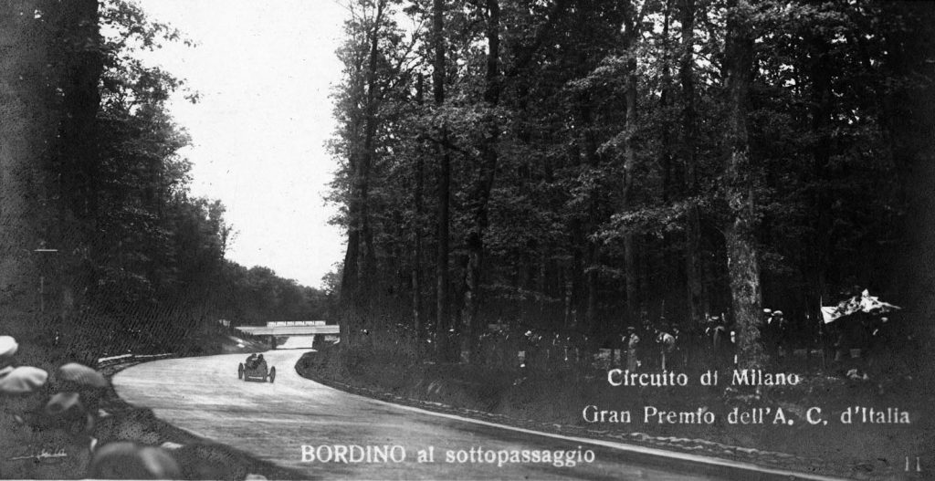 Pietro Bordino al Gran Premio d'Italia del 1922 (Il sottopassaggio)