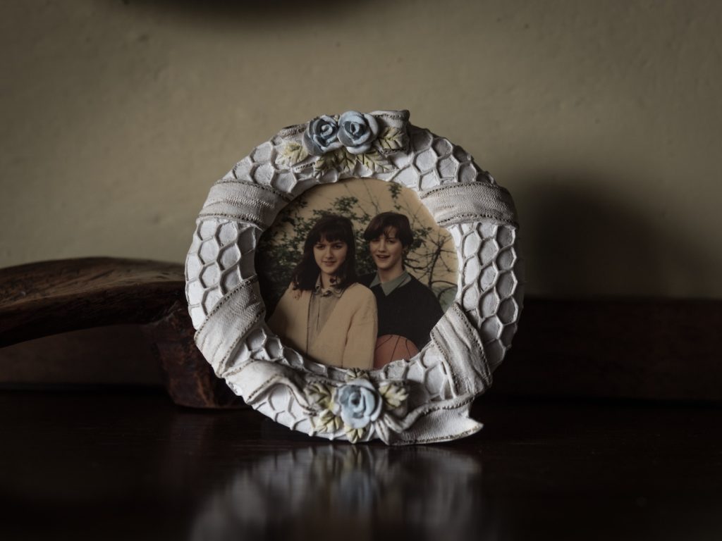 Le sorelle Giulia a Elena, quando erano adolescenti
