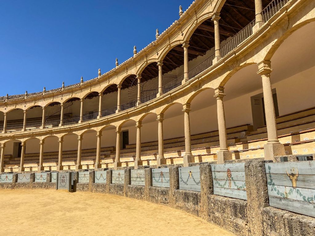 Interno della Plaza de Toros (spalti)
