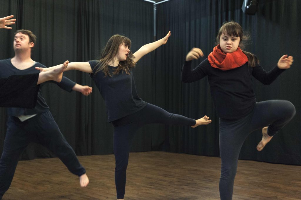 Le prove nell'atelier del Teatro dei Fauni a Locarno (Didier Ruef)