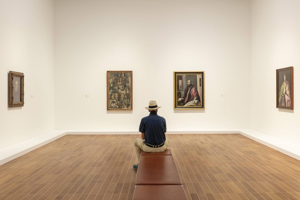 Uno scatto in mostra (Julian Salinas © Succession Picasso /2022, ProLitteris, Zürich)