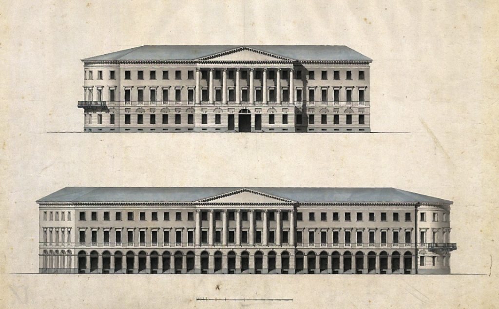 Uno dei progetti esposti (Archivio del Moderno)