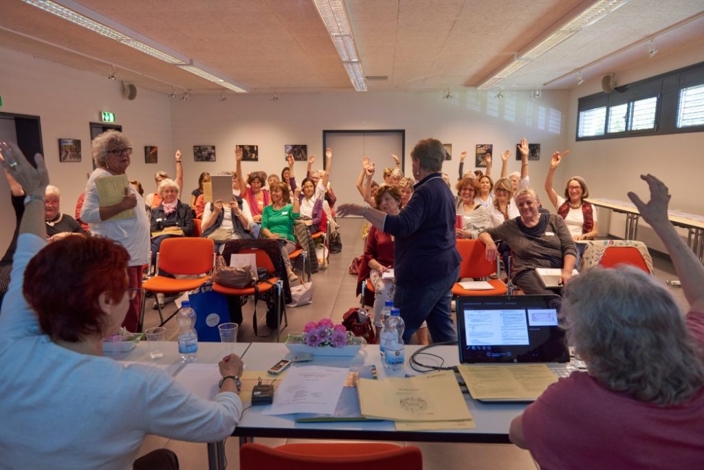 Un momento dell'Assemblea di AvaEva