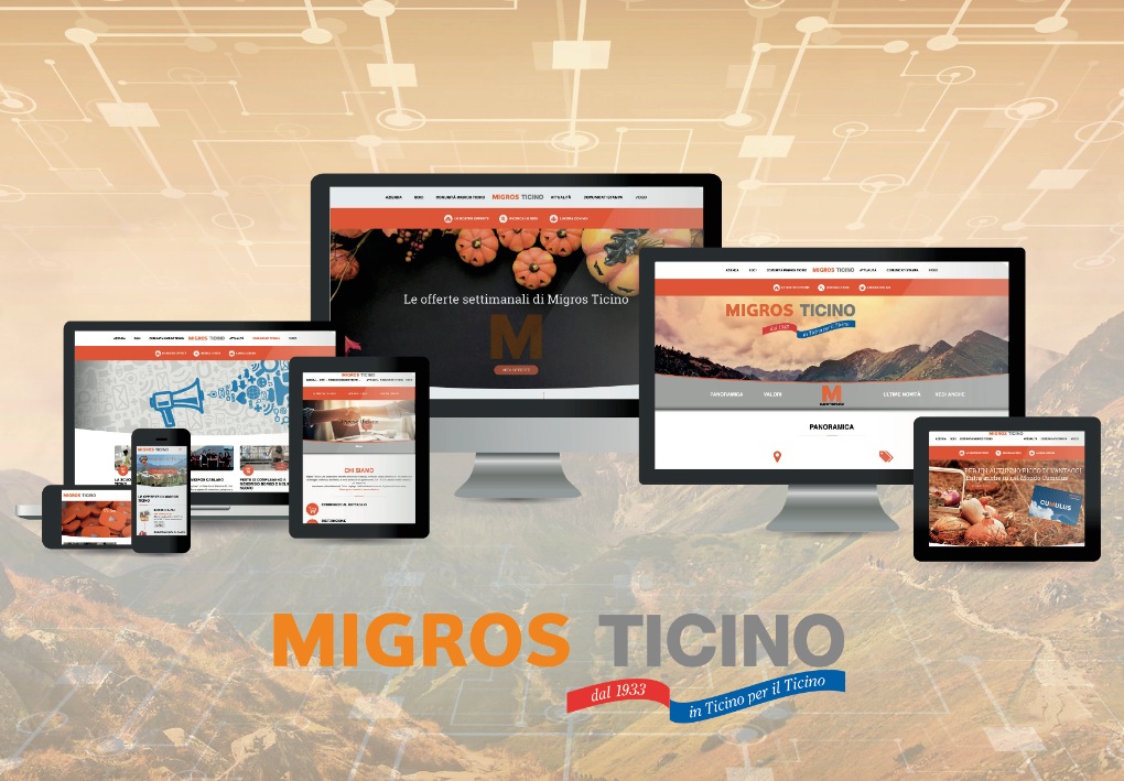 Il nuovo sito www.migrosticino.ch è adatto a tutte le piattaforme digitali