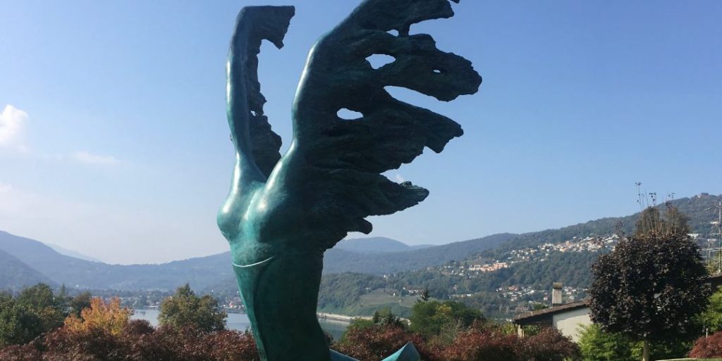 Gabriela Spector, Wings, 2018, bronzo, collezione privata, Muzzano