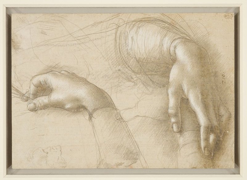 Leonardo, Studio id mani femminili, 1490