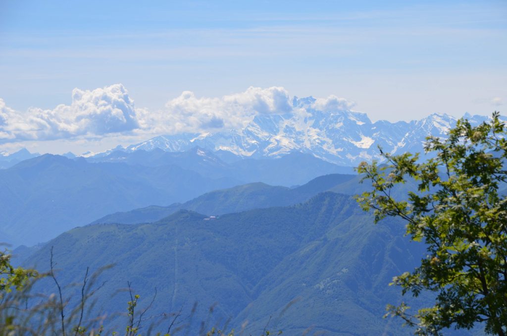 Vista dal Lema sul Monte Rosa
