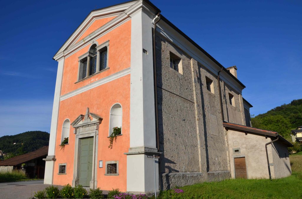 La Gesòra di Novaggio, di fronte al cimitero