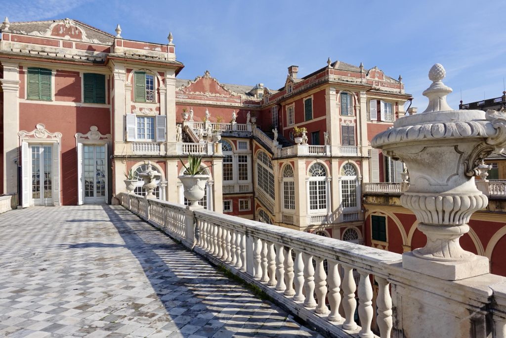 Le terrazze di Palazzo Reale.