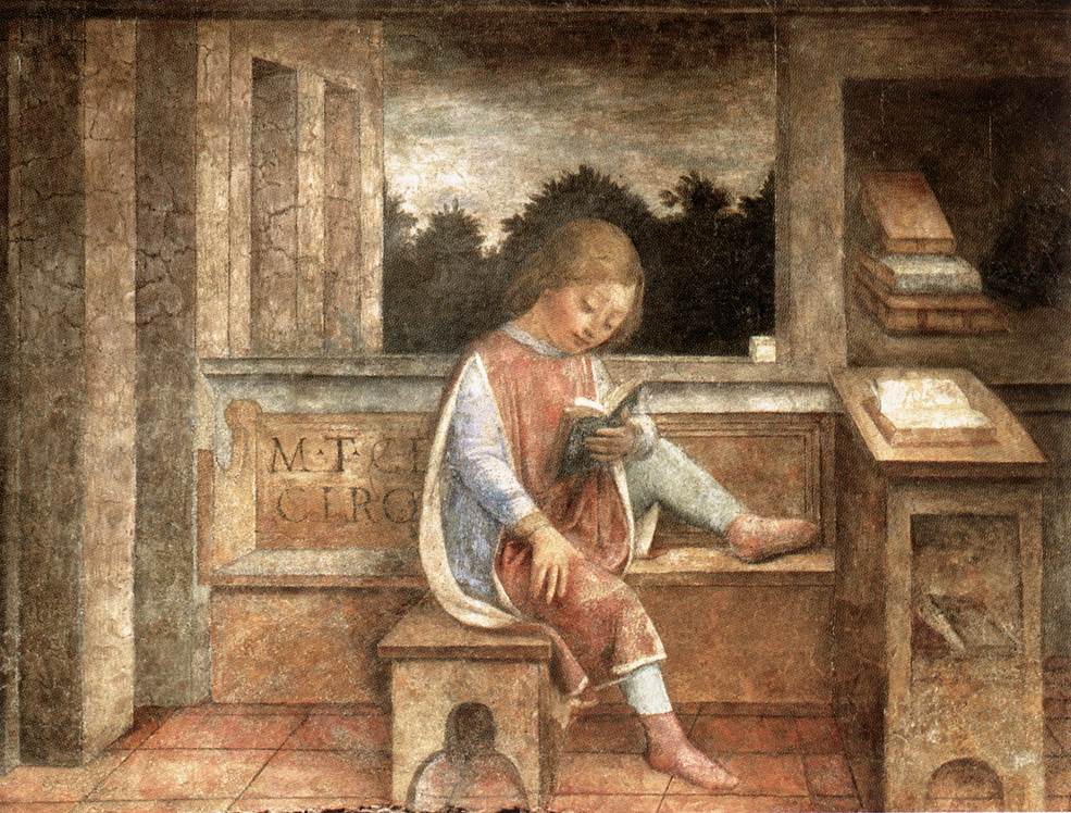 Un giovane Cicerone dedito alla lettura (Wikipedia)
