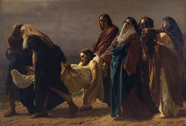 Antonio Ciseri, Trasporto di Cristo al sepolcro, 1864-1870, Città di Locarno, Madonna del Sasso, Orselina (Foto R. Pellegrini)