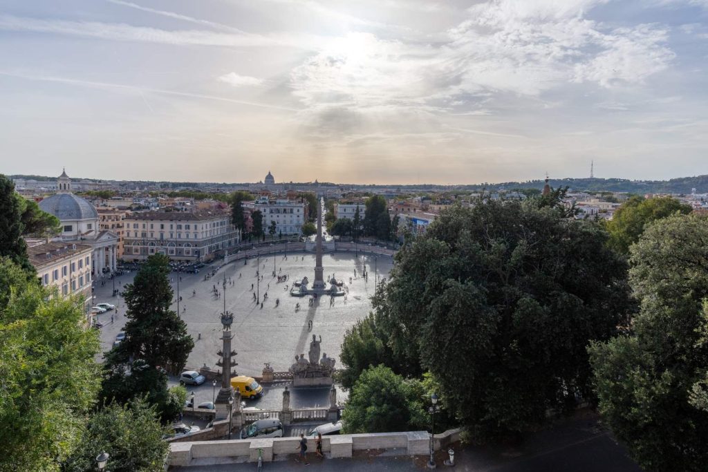 Vista su Roma, dalla Terrazza del Pincio (Diego Delso)