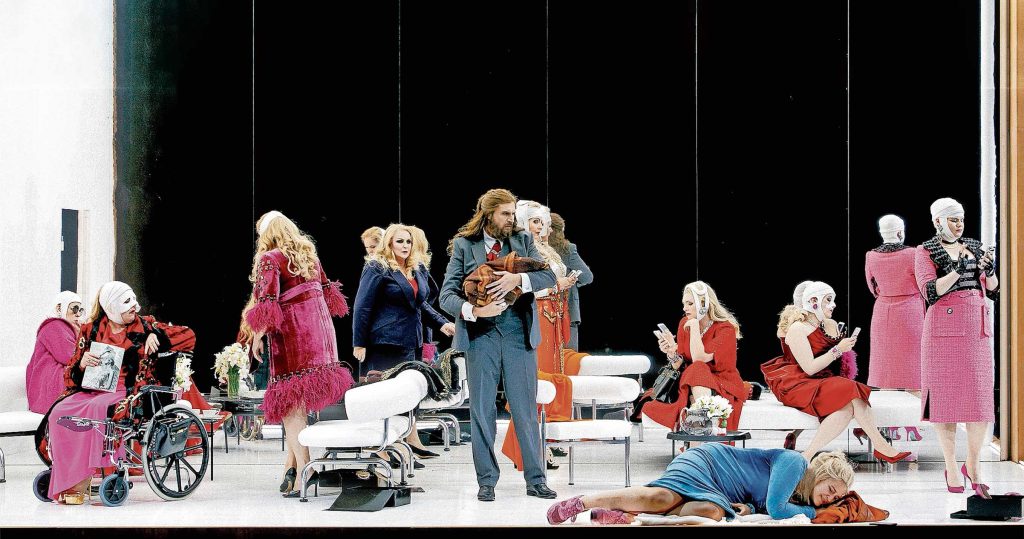 Un momento della Valchiria (© Bayreuther Festspiele/Enrico Nawrath)