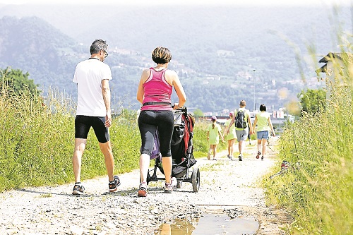 Walking e nordic walking per tutti nel Mendrisiotto. (FotoGarbani)